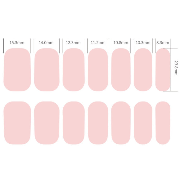 Nail Polish Film Bronzing Nail Stickers(ZX3477)(Bare film+A frustration) - Nail Stickers by PMC Jewellery | Online Shopping South Africa | PMC Jewellery | Buy Now Pay Later Mobicred