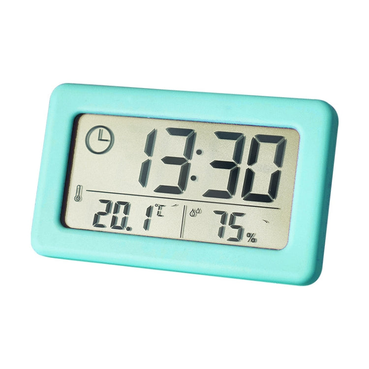 YD005 Mini Light and Thin LCD Screen Temperature/Humidity Meter Electronic Clock(Blue) - Alarm Clocks by PMc TechLife | Online Shopping South Africa | PMc TechLife | Buy Now Pay Later Mobicred