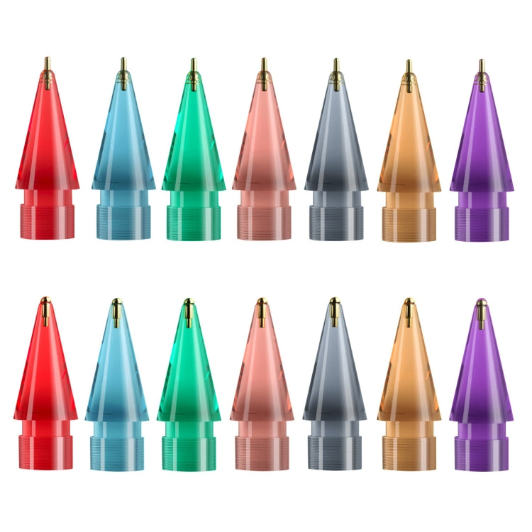For Apple Pencil 1/2 2pcs Stylus Transparent Replacement Needle Nib, Spec: Extended (Pink) - Pencil Accessories by PMC TechLife | Online Shopping South Africa | PMC TechLife | Buy Now Pay Later Mobicred