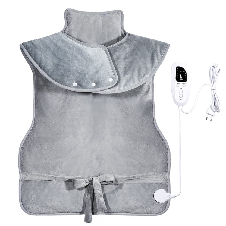 Heated Shoulder Guards Neck Guards Electric Heated Shawls Electric Blankets EU Plug(Silver Gray) - free shipping - PMC TechLife - Order now!