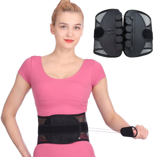 Adjustable Breathable Mesh Lumbar Support Belt, Specification: S(Black) - Sports Safety by PMC Jewellery | Online Shopping South Africa | PMC Jewellery | Buy Now Pay Later Mobicred