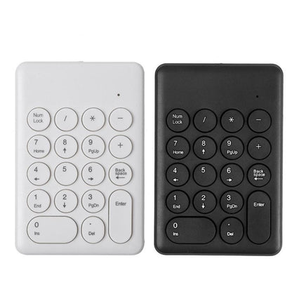 269 18 Keys Wireless Mini Numeric Keypad Accounting Bank Engineering Keypad(Black) - Wireless Keyboard by PMC Jewellery | Online Shopping South Africa | PMC Jewellery