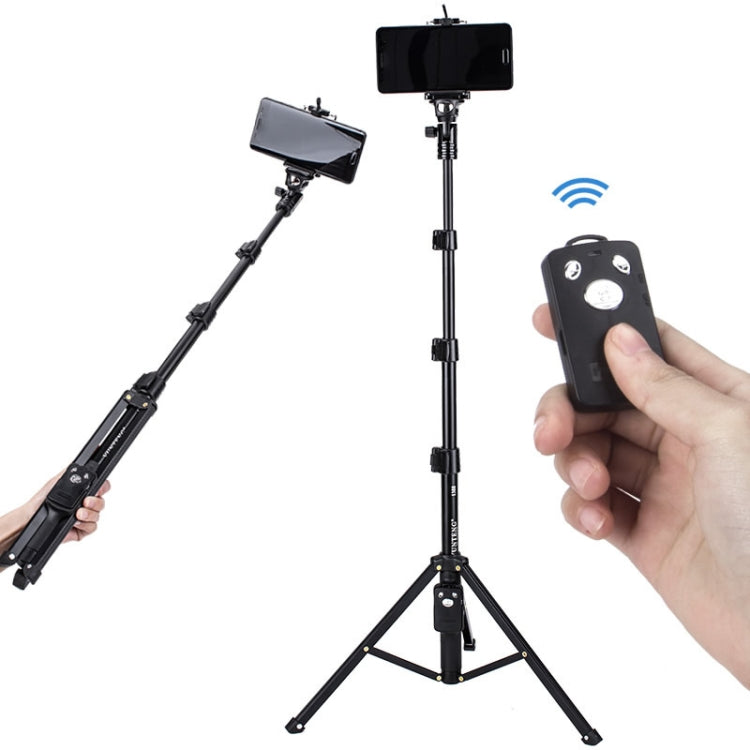 YUNTENG 1388 Selfie Stick Tripod Bluetooth Remote Control Camera Stand(Black) - Selfie Sticks by YUNTENG | Online Shopping South Africa | PMC Jewellery | Buy Now Pay Later Mobicred