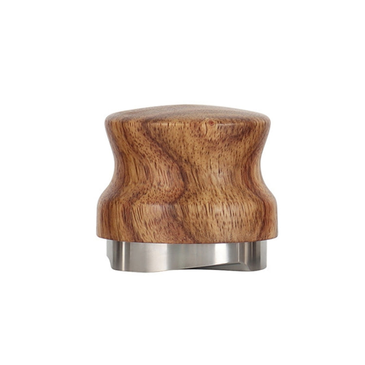 53 mm Pear Wood Stainless Steel Coffee Compressor - free shipping - PMC TechLife - Order now!