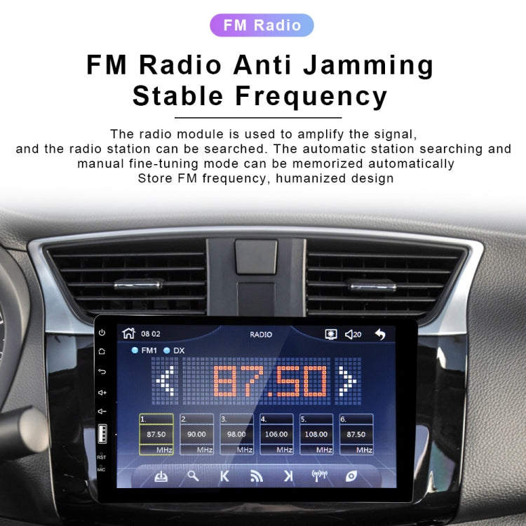 Q3570 9 inch Carplay Single Spindle MP5 Player, Style: Standard+8 Light Camera - Car MP3 & MP4 & MP5 by PMC TechLife | Online Shopping South Africa | PMC TechLife | Buy Now Pay Later Mobicred