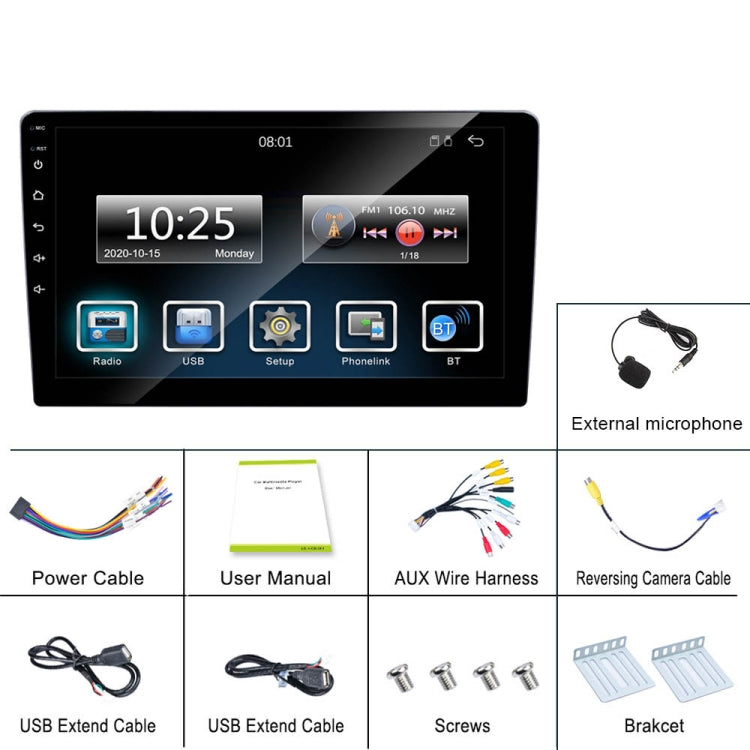 C7001 7 inch Touch Screen Built-In CarPlay Car MP5 Player, Style: Standard - Car MP3 & MP4 & MP5 by PMC Jewellery | Online Shopping South Africa | PMC Jewellery | Buy Now Pay Later Mobicred