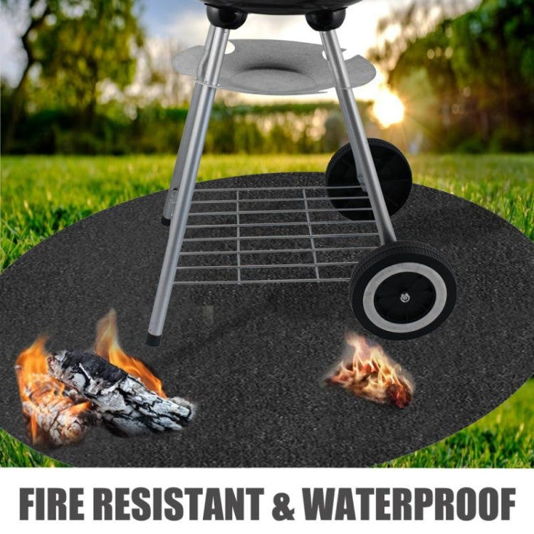 Fireproof Grill Mat Fiberglass High Temperature Resistant Camping Mat 32 Inches - Camping Mats by PMC Jewellery | Online Shopping South Africa | PMC Jewellery