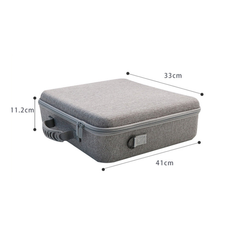 For PS5 Slim Game Console EVA Storage Bag Handbag Carrying Case(1959 Gray) - Bags by PMC Jewellery | Online Shopping South Africa | PMC Jewellery | Buy Now Pay Later Mobicred