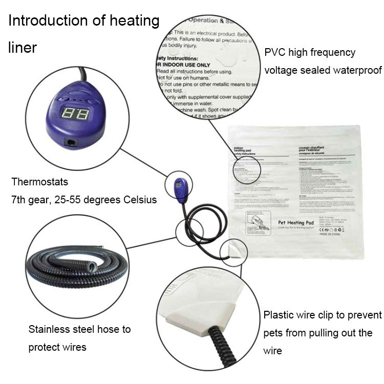 30x30cm Green 12V Low Voltage Multifunctional Warm Pet Heating Pad Pet Electric Blanket(AU Plug) - Pads by PMC TechLife | Online Shopping South Africa | PMC TechLife | Buy Now Pay Later Mobicred