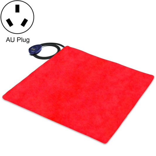 50x50cm Red 12V Low Voltage Multifunctional Warm Pet Heating Pad Pet Electric Blanket(AU Plug) - Pads by PMC Jewellery | Online Shopping South Africa | PMC Jewellery | Buy Now Pay Later Mobicred