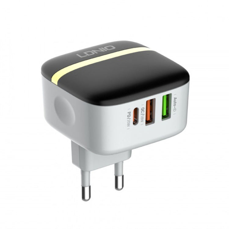 LDNIO A3513Q 32W QC3.0 3 USB Ports Phone Adapter EU Plug with Micro USB Cable - free shipping - PMC TechLife - Order now!