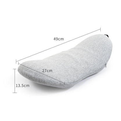 Memory Foam Lumbar Spine Cushion Pregnant Women Sleeping Lumbar Pillow(Light Gray Crescent) - Cushions & Pillows by PMC Jewellery | Online Shopping South Africa | PMC Jewellery | Buy Now Pay Later Mobicred