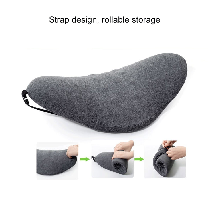 Memory Foam Lumbar Spine Cushion Pregnant Women Sleeping Lumbar Pillow(Dark Gray Crescent) - Cushions & Pillows by PMC Jewellery | Online Shopping South Africa | PMC Jewellery | Buy Now Pay Later Mobicred