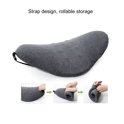 Memory Foam Lumbar Spine Cushion Pregnant Women Sleeping Lumbar Pillow(Dark Gray Crescent) - Cushions & Pillows by PMC Jewellery | Online Shopping South Africa | PMC Jewellery | Buy Now Pay Later Mobicred