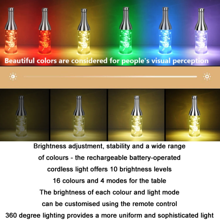 3W LED Wine Bottle Light Dazzling Night Light Decorative Night Light(RGB) - Novelty Lighting by PMC TechLife | Online Shopping South Africa | PMC TechLife | Buy Now Pay Later Mobicred