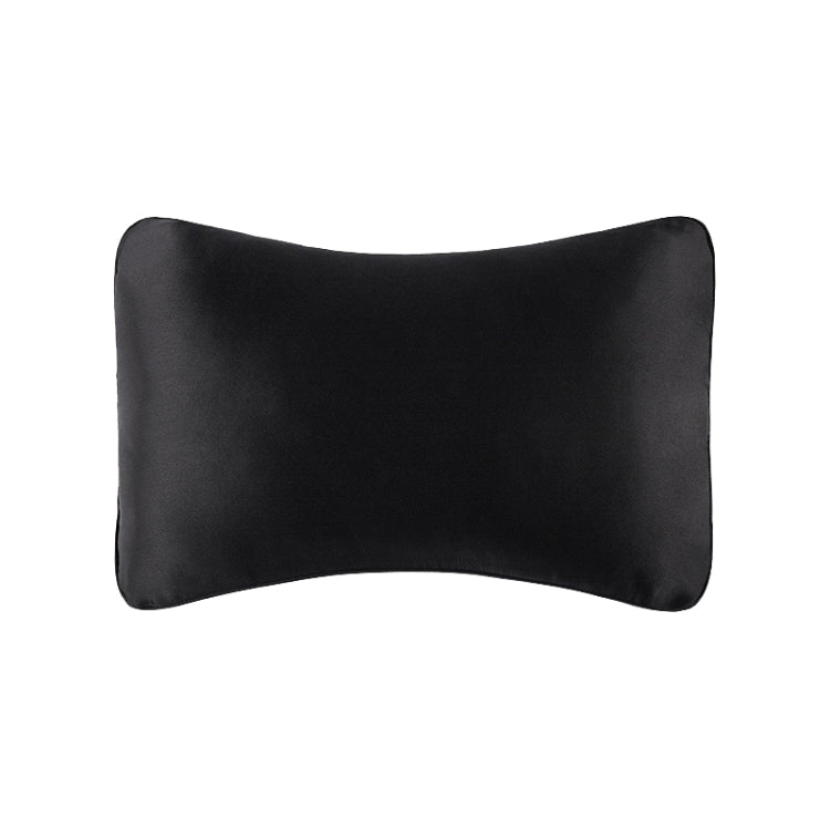 TZ19 Silk Car Head Pillow Car Memory Foam Comfort Lumbar Support(Black) - Seat Accessories by PMC Jewellery | Online Shopping South Africa | PMC Jewellery | Buy Now Pay Later Mobicred