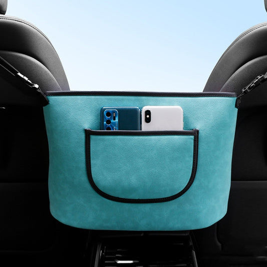 DE RAN FU Car Seat Storage Bag Chair Back Fur Leather Storage Bag(Blue) - Stowing Tidying by DE RAN FU | Online Shopping South Africa | PMC Jewellery | Buy Now Pay Later Mobicred