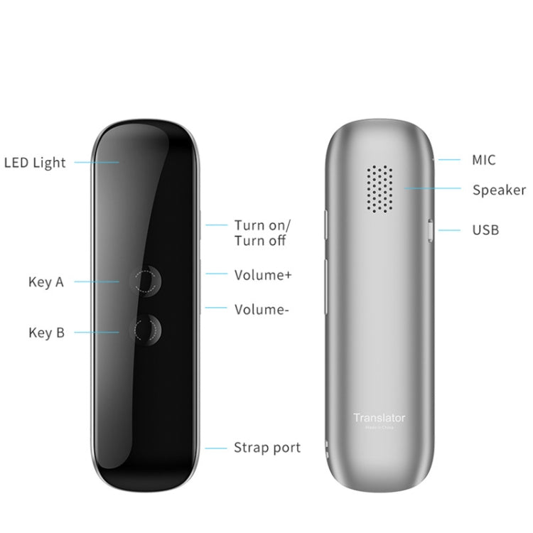 Junyue G5 Smart Language Translation Machine Bluetooth Portable Business Learning Translation Pens(White) - free shipping - PMC TechLife - Order now!