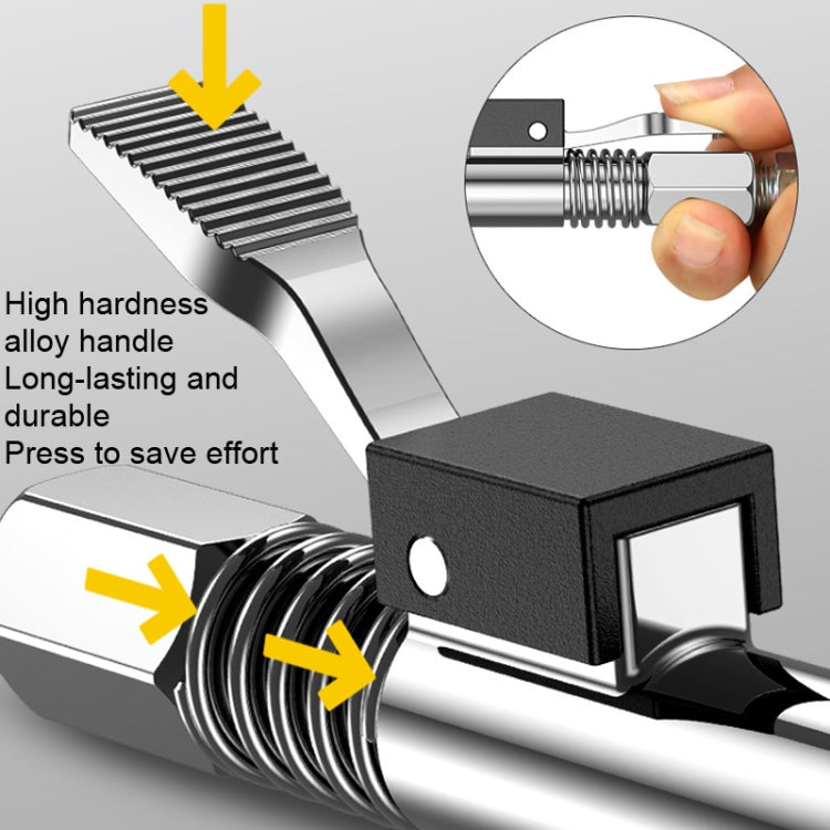 PC002 Lock Clamp Type High Pressure Grease Nozzle, Style: Butter Mouth+10 45 Degrees Heads - Other Tools by PMC TechLife | Online Shopping South Africa | PMC TechLife | Buy Now Pay Later Mobicred