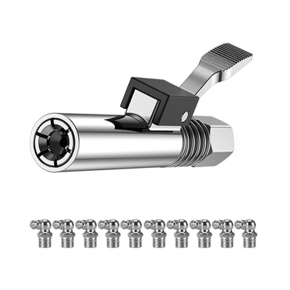 PC002 Lock Clamp Type High Pressure Grease Nozzle, Style: Butter Mouth+10 90 Degrees Heads - Other Tools by PMC Jewellery | Online Shopping South Africa | PMC Jewellery | Buy Now Pay Later Mobicred