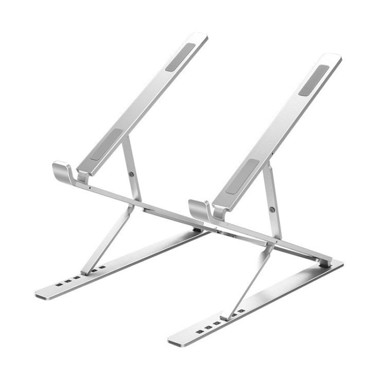 N8 Double-layer Foldable Lifting Aluminum Alloy Laptop Heat Dissipation Stand, Color: Oxidized Silver - Laptop Stand by PMC Jewellery | Online Shopping South Africa | PMC Jewellery | Buy Now Pay Later Mobicred