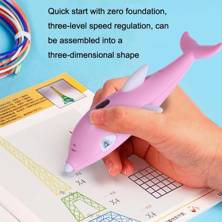 Children 3D Printing Pen Low Temperature Intelligent Screen Display Voice Drawing Pen, Style:, Color: 13 Colors (Pink) - 3D Printer by PMC Jewellery | Online Shopping South Africa | PMC Jewellery | Buy Now Pay Later Mobicred