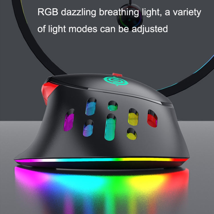 K-Snake Q15 9 Keys RGB Light Effect Wired Mechanical Mouse, Cable Length: 1.5m(White) - Wired Mice by K-Snake | Online Shopping South Africa | PMC Jewellery | Buy Now Pay Later Mobicred