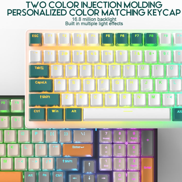 ZIYOU LANG  K3 100 Keys Game Glowing Wired Mechanical Keyboard, Cable Length: 1.5m, Style: Micro Light Version Green Axis - Wired Keyboard by ZIYOU LANG | Online Shopping South Africa | PMC Jewellery | Buy Now Pay Later Mobicred