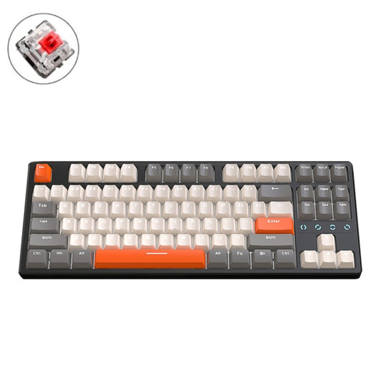 ZIYOU LANG K87 87-Keys Hot-Swappable Wired Mechanical Keyboard, Cable Length: 1.5m, Style: Red Shaft (Micr-light White Light) - Wired Keyboard by ZIYOU LANG | Online Shopping South Africa | PMC Jewellery | Buy Now Pay Later Mobicred