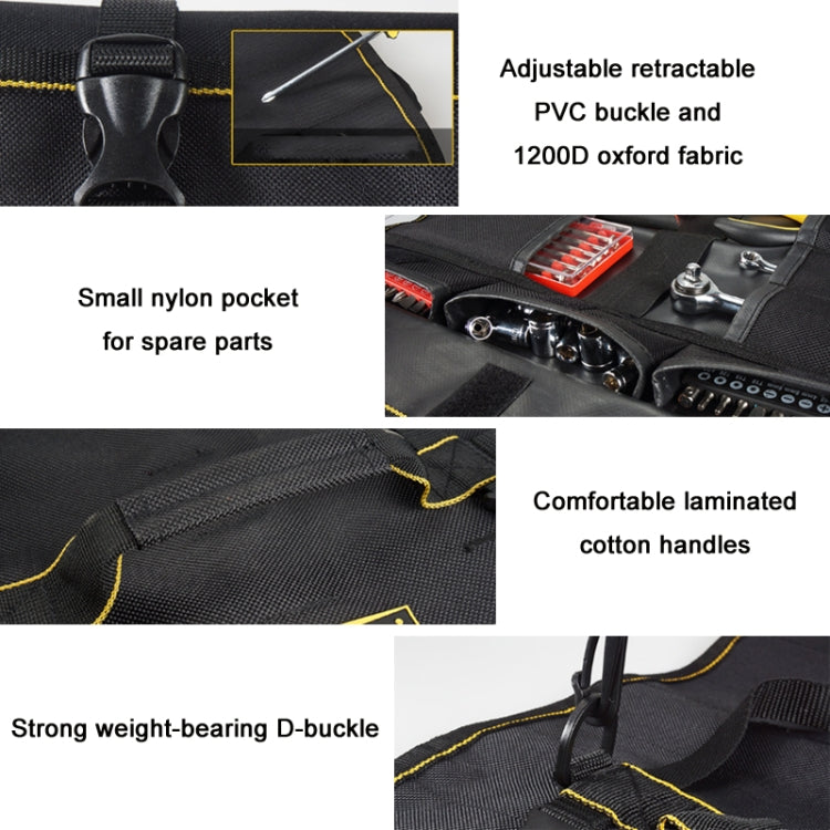 WINHUNT WH005 Rolling Multifunctional Padded Canvas Storage Tool Kit(68.5x36cm) - Storage Bags & Boxes by WINHUNT | Online Shopping South Africa | PMC TechLife | Buy Now Pay Later Mobicred