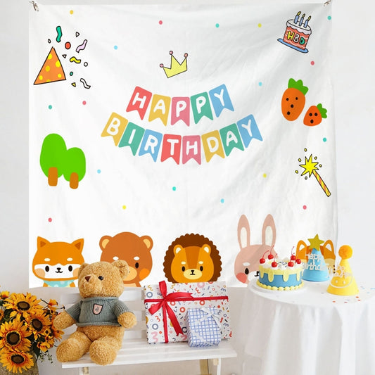 Birthday Layout Hanging Cloth Children Photo Wall Cloth, Size: 150x180cm Velvet(34) - Cartoon by PMC Jewellery | Online Shopping South Africa | PMC Jewellery | Buy Now Pay Later Mobicred