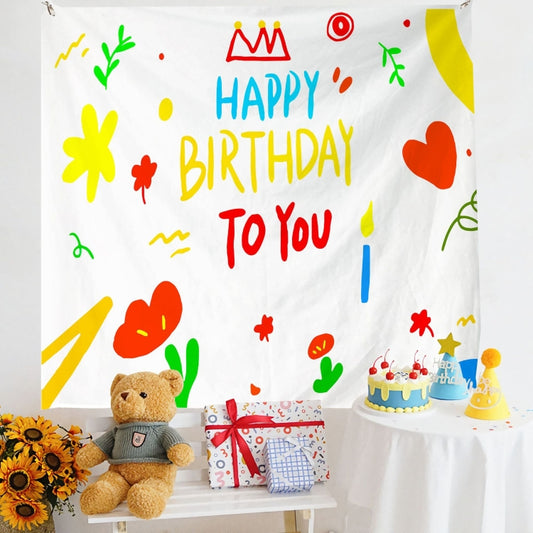 Birthday Layout Hanging Cloth Children Photo Wall Cloth, Size: 150x200cm Velvet(29) - Cartoon by PMC Jewellery | Online Shopping South Africa | PMC Jewellery | Buy Now Pay Later Mobicred