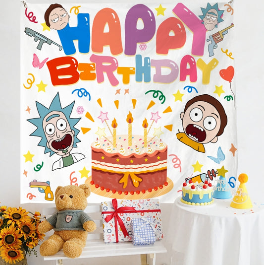 Birthday Layout Hanging Cloth Children Photo Wall Cloth, Size: 150x230cm Velvet(9) - Cartoon by PMC Jewellery | Online Shopping South Africa | PMC Jewellery | Buy Now Pay Later Mobicred