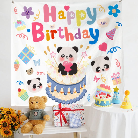 Birthday Layout Hanging Cloth Children Photo Wall Cloth, Size: 180x230cm Velvet(5) - Cartoon by PMC Jewellery | Online Shopping South Africa | PMC Jewellery | Buy Now Pay Later Mobicred