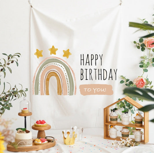 GT282 Birthday Background Cloth Party Scene Arranges Children Photos, Size: 150x200cm Velvet Cloth(13) - Birthday Party by PMC Jewellery | Online Shopping South Africa | PMC Jewellery | Buy Now Pay Later Mobicred