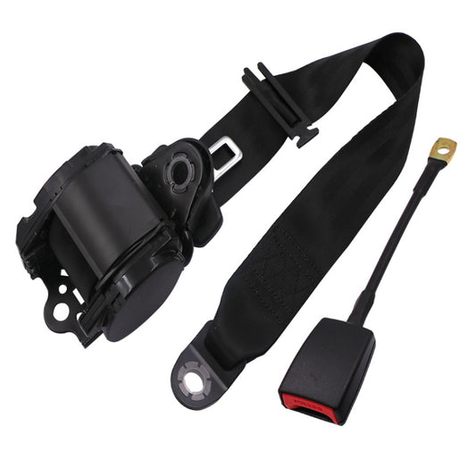 Universal 3-point Car Retrofit Seat Belt With Emergency Locking(Iron Bar Latch) - Seat Belts & Padding by PMC Jewellery | Online Shopping South Africa | PMC Jewellery | Buy Now Pay Later Mobicred