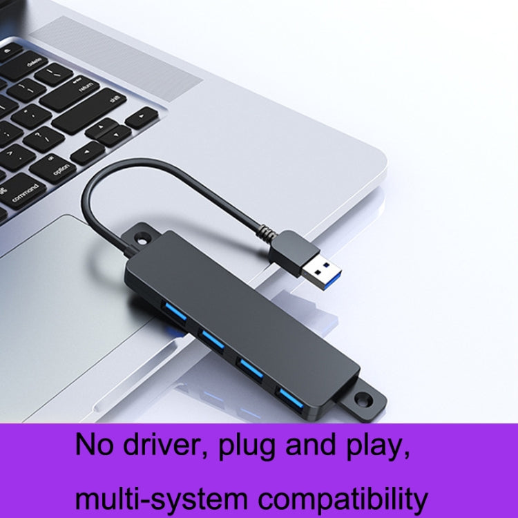 HS080-R USB3.0 120cm 4 Ports Collection High Speed HUB Extensors - USB 3.0 HUB by PMC Jewellery | Online Shopping South Africa | PMC Jewellery | Buy Now Pay Later Mobicred