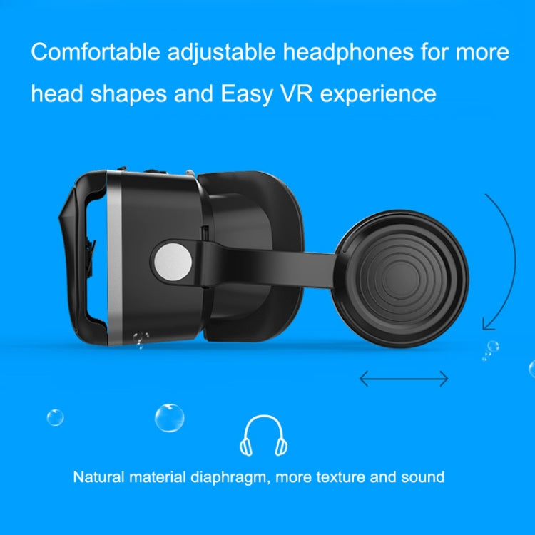 VRSHINECON G04EA+B03 Handle 7th VR Glasses 3D Virtual Reality Game Digital Glasses With Headset - VR Headset by VRSHINECON | Online Shopping South Africa | PMC Jewellery | Buy Now Pay Later Mobicred