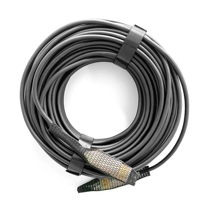 2.0 Version HDMI Fiber Optical Line 4K Ultra High Clear Line Monitor Connecting Cable, Length: 90m With Shaft(White) - Cable by PMC Jewellery | Online Shopping South Africa | PMC Jewellery | Buy Now Pay Later Mobicred