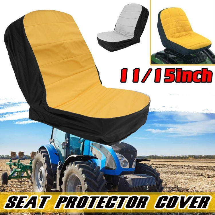 Dustproof Seat Cover For Grass Cutter / Agricultural Vehicle / Forklift / Tractor, Size: 11 Inch (Gray Black) - Seat Accessories by PMC Jewellery | Online Shopping South Africa | PMC Jewellery | Buy Now Pay Later Mobicred