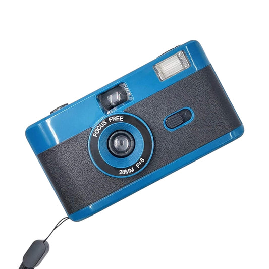 R2-FILM Retro Manual Reusable Film Camera for Children without Film(Blue+Black) - Children Cameras by PMC Jewellery | Online Shopping South Africa | PMC Jewellery | Buy Now Pay Later Mobicred