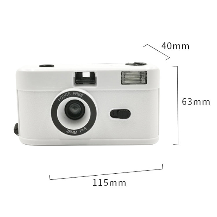 R2-FILM Retro Manual Reusable Film Camera for Children without Film(White+Red) - Children Cameras by PMC Jewellery | Online Shopping South Africa | PMC Jewellery | Buy Now Pay Later Mobicred