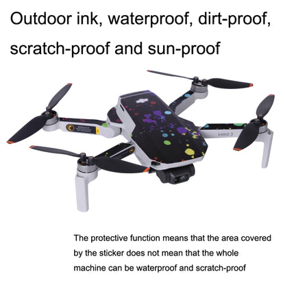 Sunnylife MM2-TZ452 For DJI Mini 2 Waterproof PVC Drone Body + Arm + Remote Control Decorative Protective Stickers Set(Drawing Red) - Stickers by Sunnylife | Online Shopping South Africa | PMC Jewellery | Buy Now Pay Later Mobicred