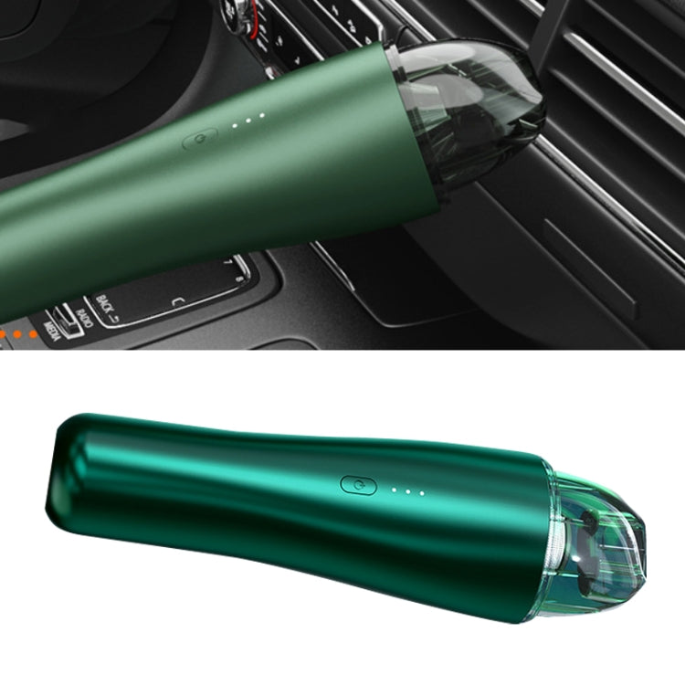 P02 Vehicles / Household High Power Large Suction Portable Wireless Handheld Vacuum Cleaner(Dark Night Green) - Vacuum Cleaner by PMC Jewellery | Online Shopping South Africa | PMC Jewellery | Buy Now Pay Later Mobicred