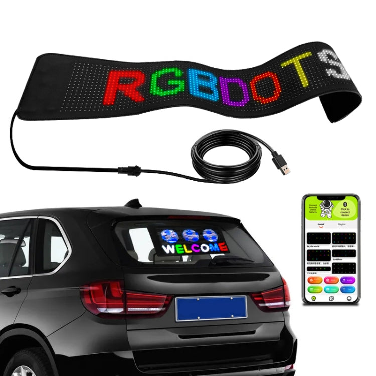 S3296RGB 672x218mm Car LED Flexible Display Cell Phone APP Control Bluetooth Connection - Car Monitor by PMC TechLife | Online Shopping South Africa | PMC TechLife | Buy Now Pay Later Mobicred