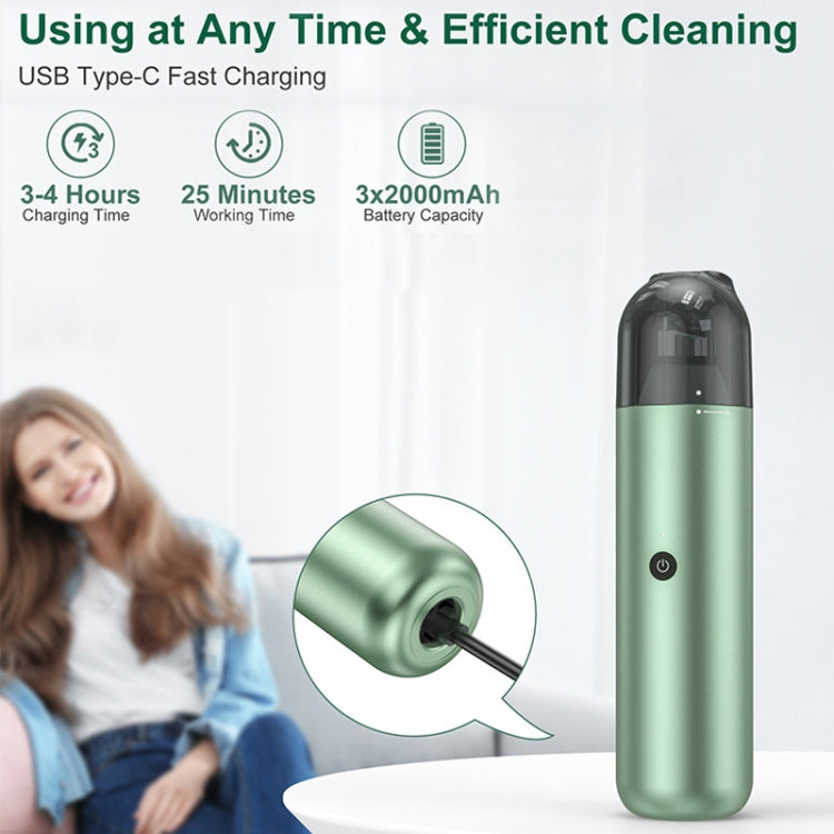 Pinjia P07 Wireless Mini Fashion Vehicle Vacuum Cleaner(Gradient Gray) - Vacuum Cleaner by Pinjia | Online Shopping South Africa | PMC Jewellery | Buy Now Pay Later Mobicred