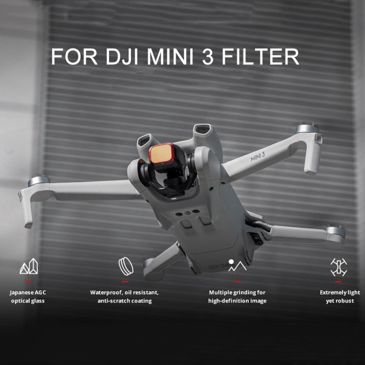 For DJI Mini 3 PGYTECH Filter Aluminum Alloy Drone Filter,Spec: UV - Other by PGYTECH | Online Shopping South Africa | PMC Jewellery | Buy Now Pay Later Mobicred