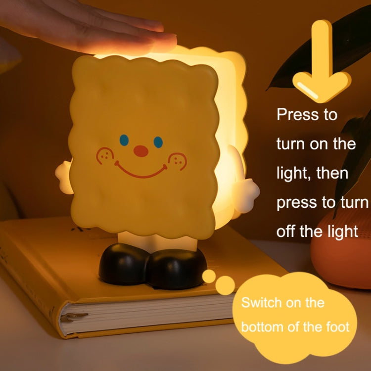 L47 Biscuit Night Light USB Ornament Bedroom Bedside With Sleeping Night Light - Night Lights by PMc TechLife | Online Shopping South Africa | PMc TechLife | Buy Now Pay Later Mobicred