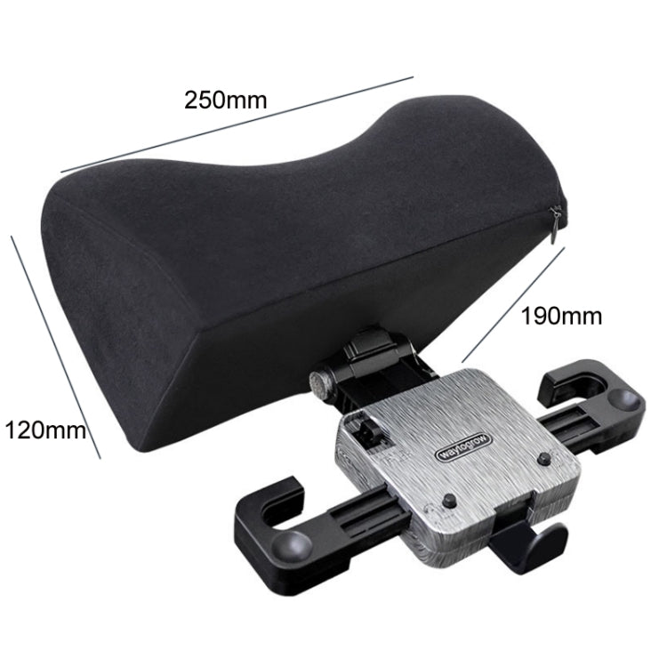 A09 5D Car Universal Adjustment U-shaped Memory Foam Headrest, Color: Gray - Seat Accessories by PMC Jewellery | Online Shopping South Africa | PMC Jewellery | Buy Now Pay Later Mobicred