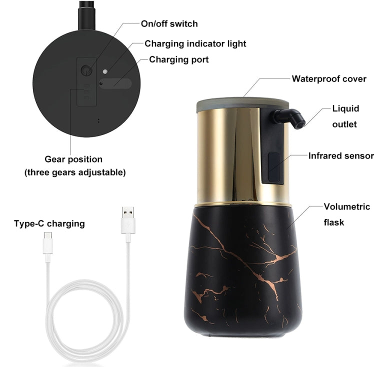 GM-TP2011-SCt Ceramic Infrared Sensor Soap Dispenser Liquid Hand Washing Machine(Silver) - Soap Dispenser by PMC TechLife | Online Shopping South Africa | PMC TechLife | Buy Now Pay Later Mobicred